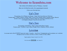 Tablet Screenshot of lizandstu.com